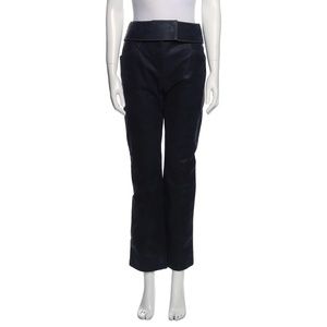 Givenchy Straight Leg Leather Pants